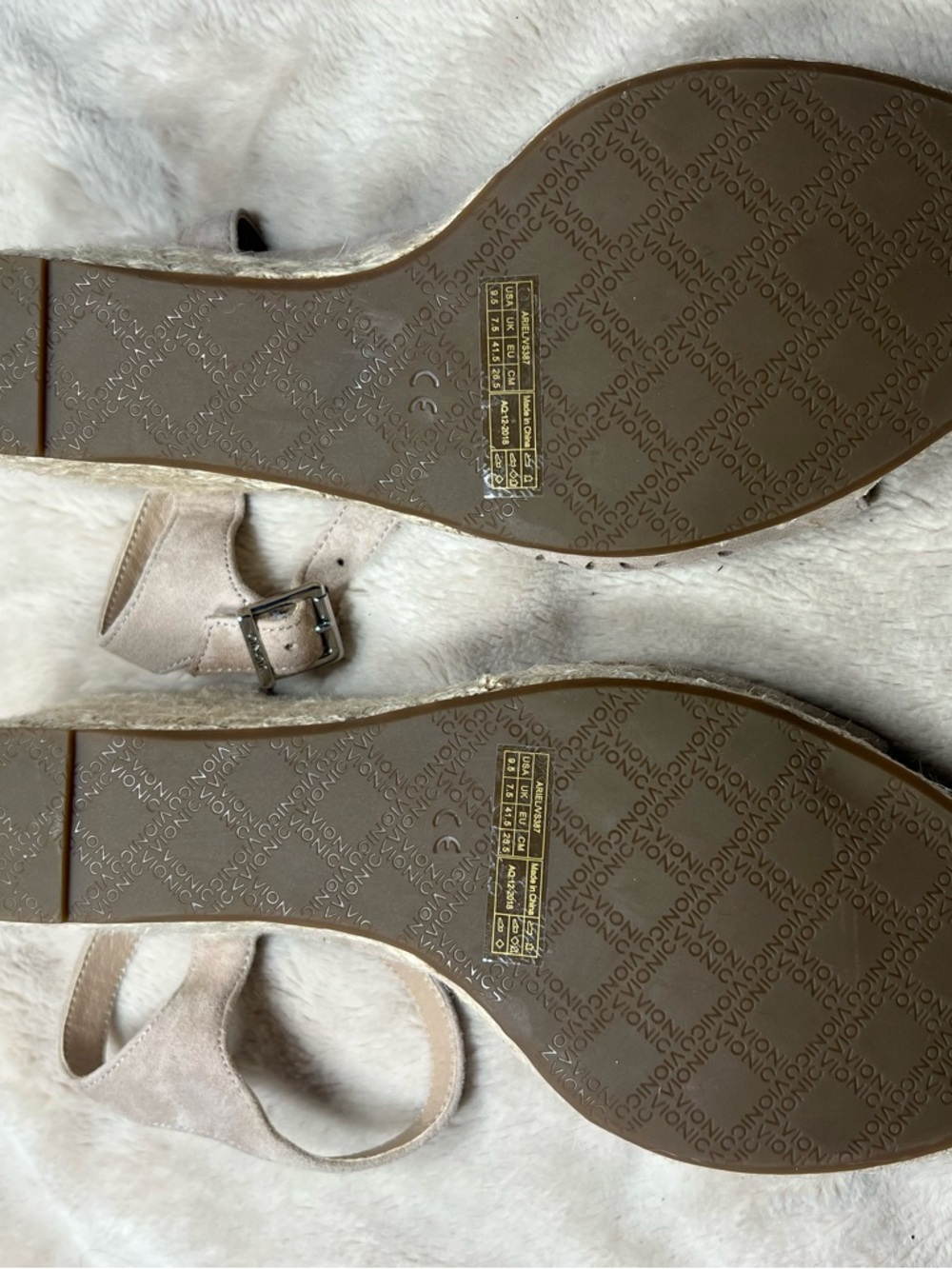Vionic Ariel Wedge Espadrille Sandal Size 9.5 - Picture 3 of 7
